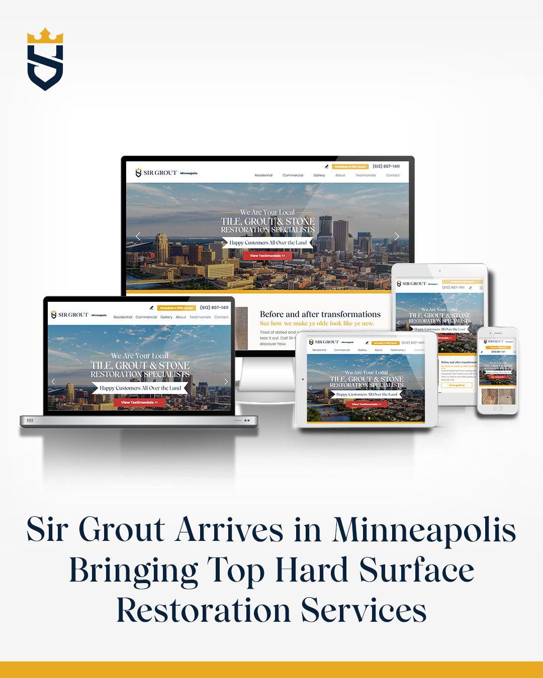 Sir Grout Expands to Minneapolis, Bringing Trusted Hard Surface Restoration Services