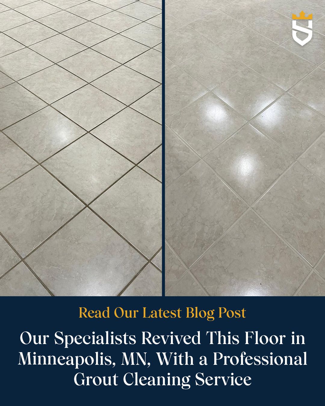 Our Specialists Revived This Floor in Minneapolis, MN, With a Professional Grout Cleaning Service