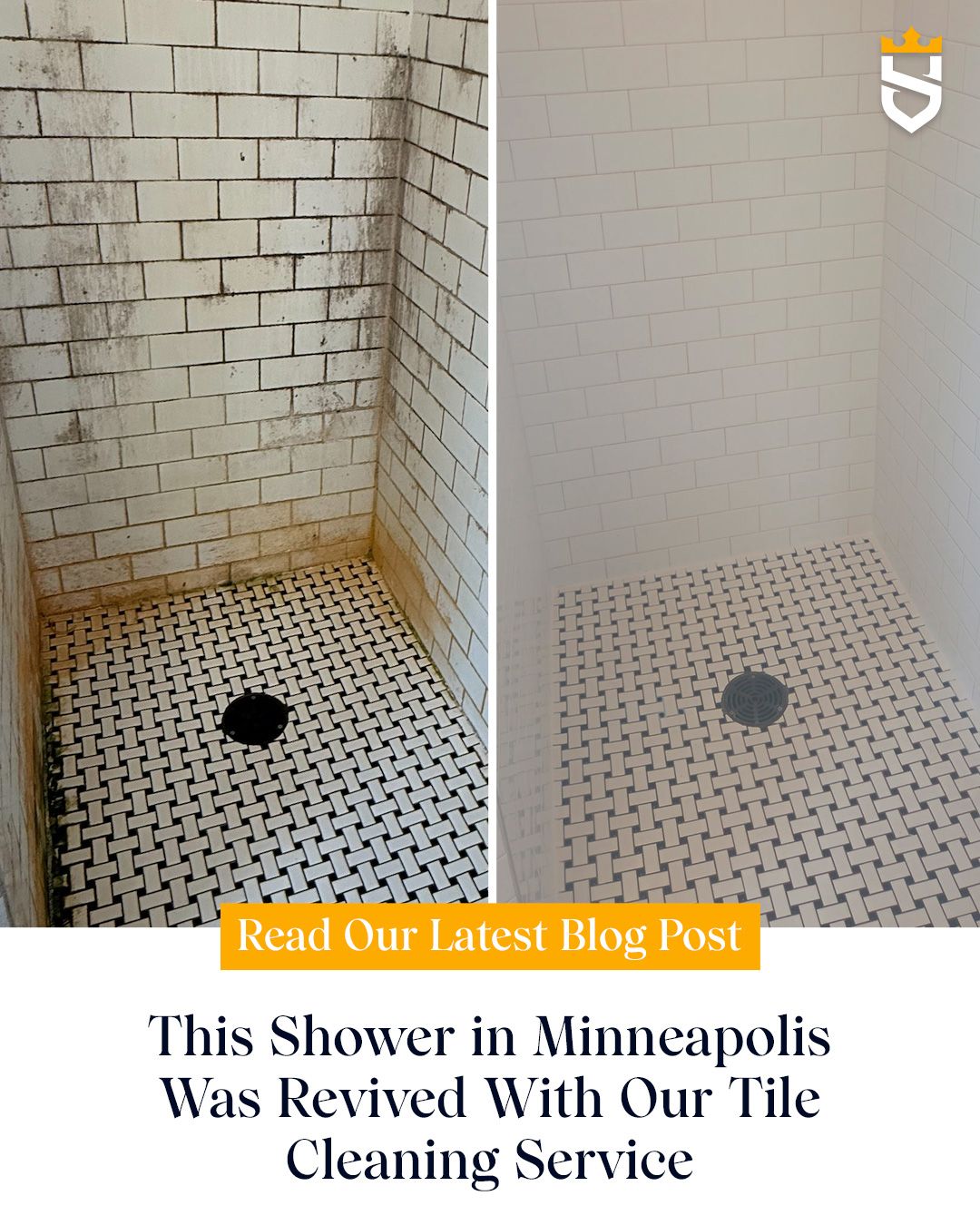 This Shower in Minneapolis Was Revived With Our Tile Cleaning Service